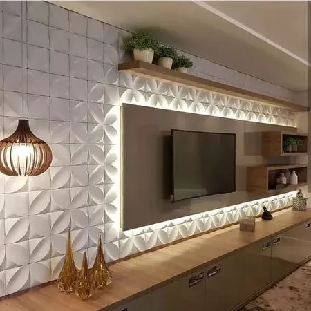 Kit 300 Placas PVC Revestimento 3D