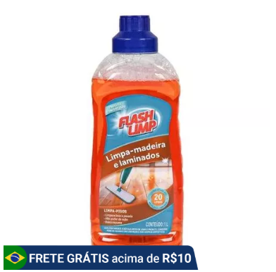 LIMPA MADEIRA E LAMINADOS 1L FLASH LIMP